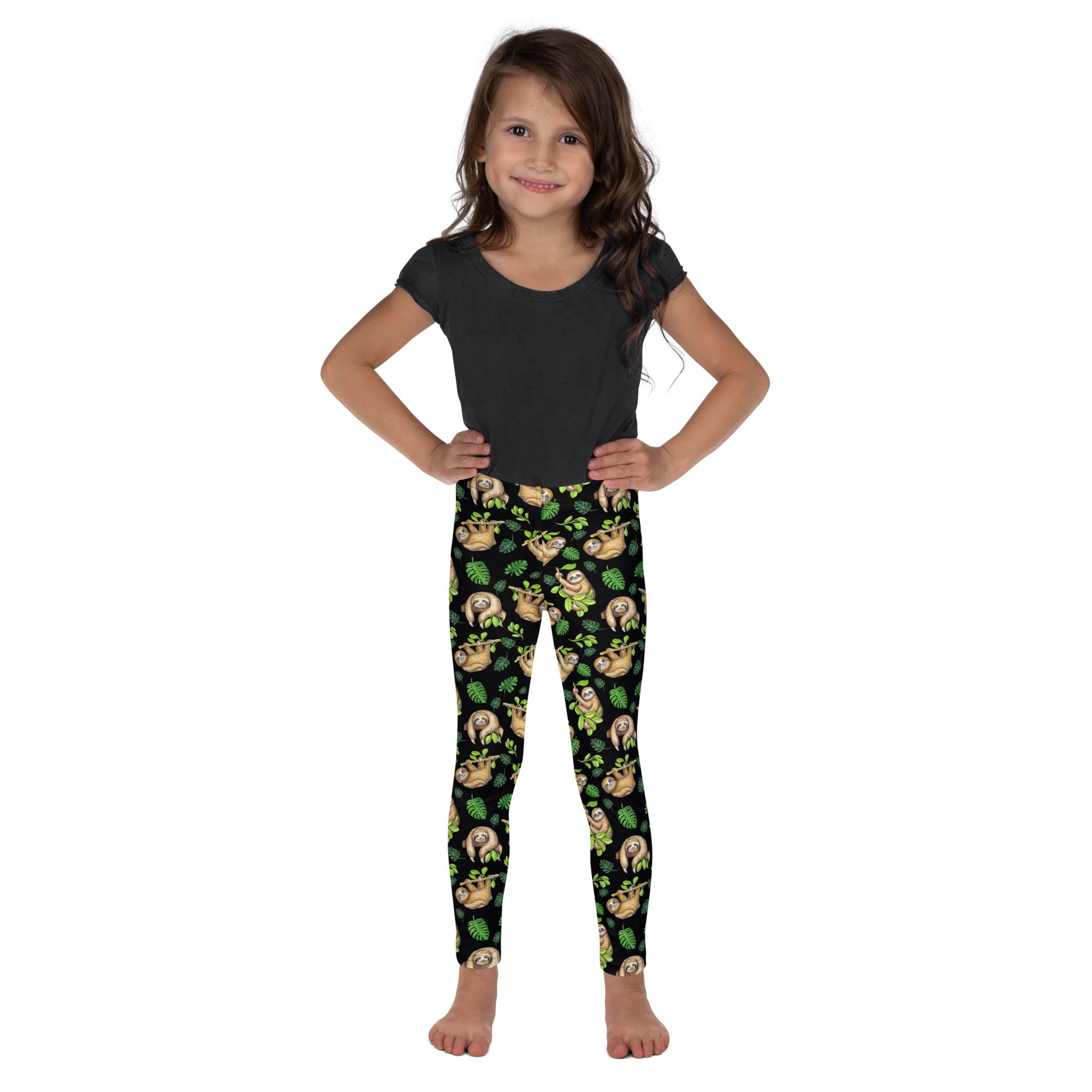 Happy Sloth Kids' Leggings (Ages 2 - 7)